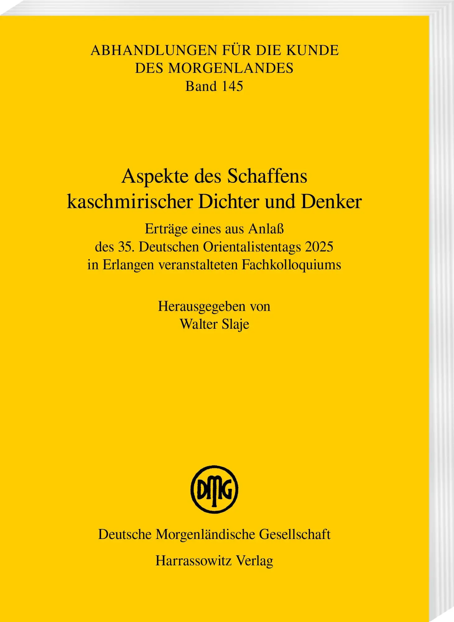 Cover: 9783447125581 | Aspekte des Schaffens kaschmirischer Dichter und Denker | Walter Slaje