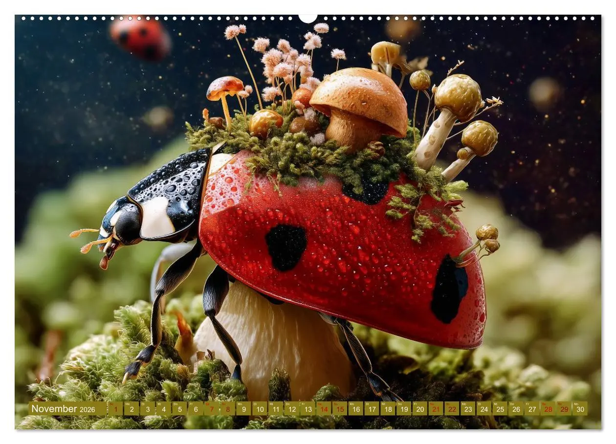 Bild: 9783457645581 | Bugtopia. Die fantastische Welt der Marienkäfer (Wandkalender 2026...