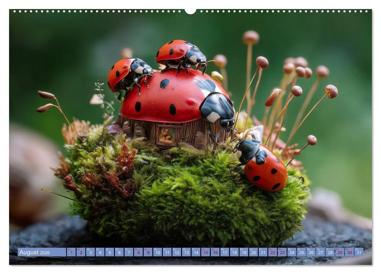 Bild: 9783457645581 | Bugtopia. Die fantastische Welt der Marienkäfer (Wandkalender 2026...
