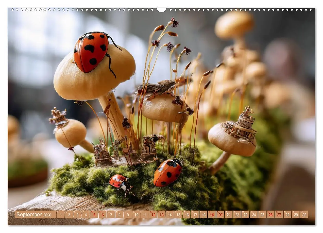 Bild: 9783457645581 | Bugtopia. Die fantastische Welt der Marienkäfer (Wandkalender 2026...