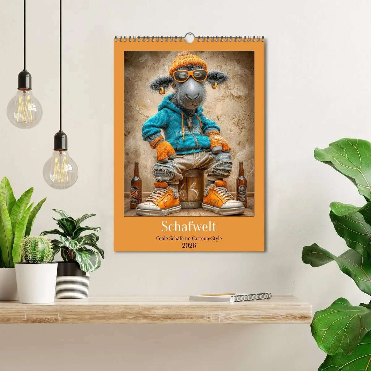 Bild: 9783516735581 | Schafwelt. Coole Schafe im Cartoon-Style (Wandkalender 2026 DIN A3...
