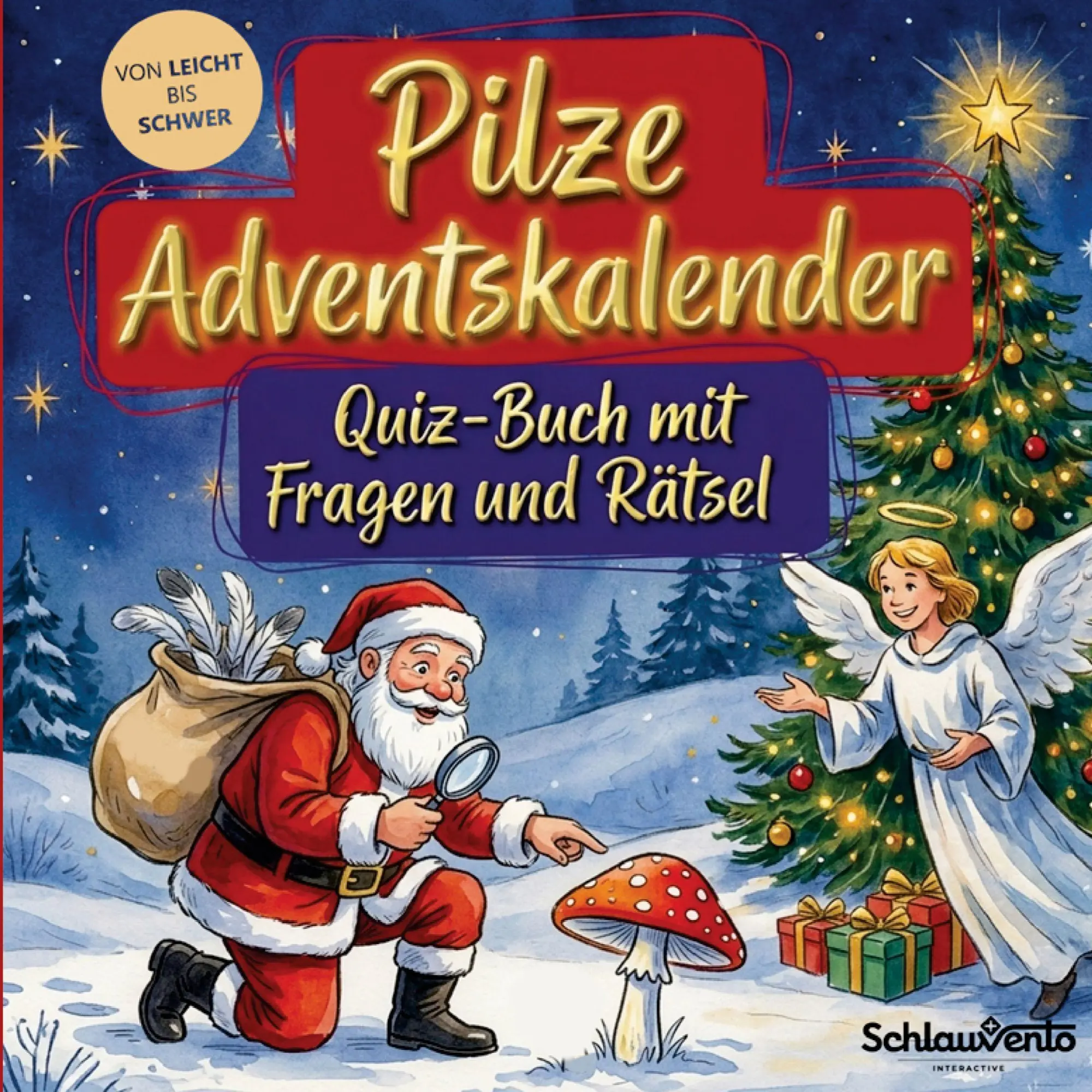 Cover: 9783693195581 | Pilze-Adventskalender: Quiz-Buch mit Fragen und Rätsel | Interactive