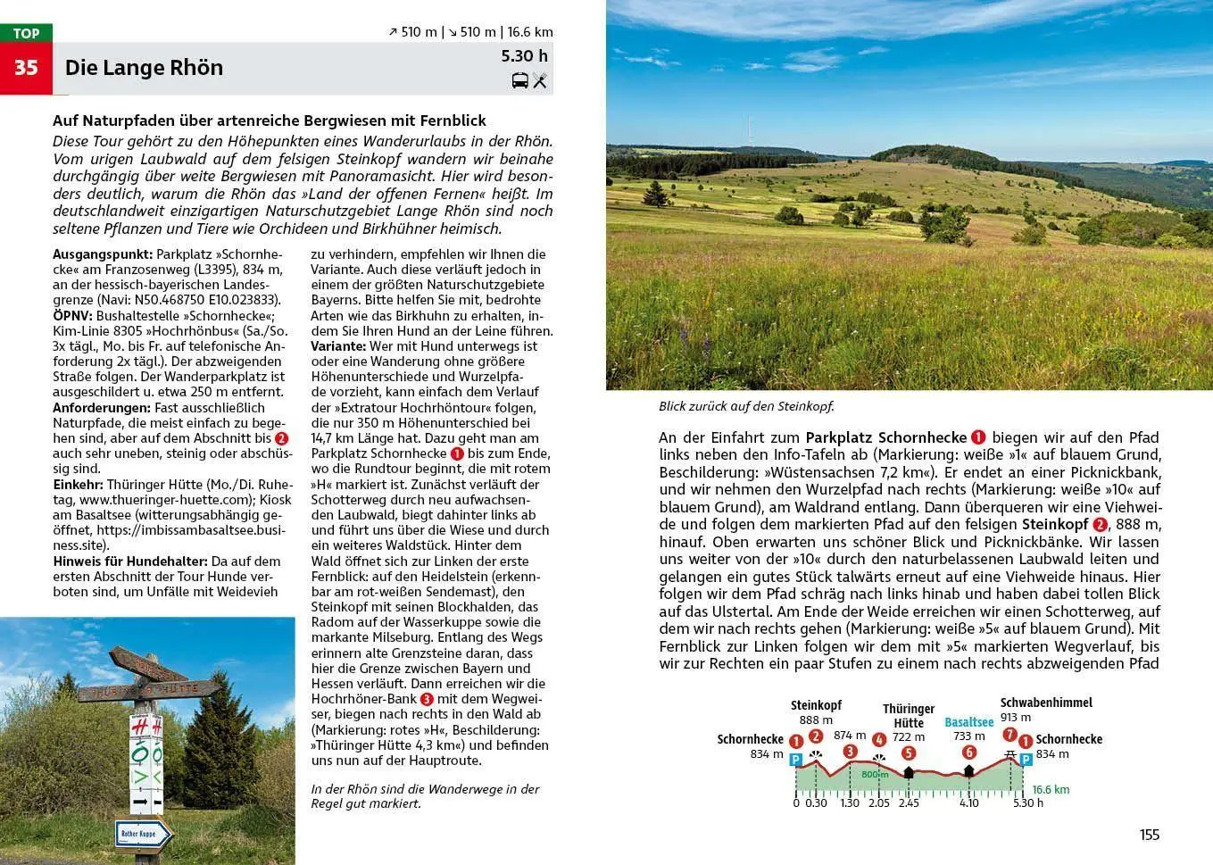 Bild: 9783763315581 | ROTHER Wanderführer Rhön. 60 Panoramatouren im...
