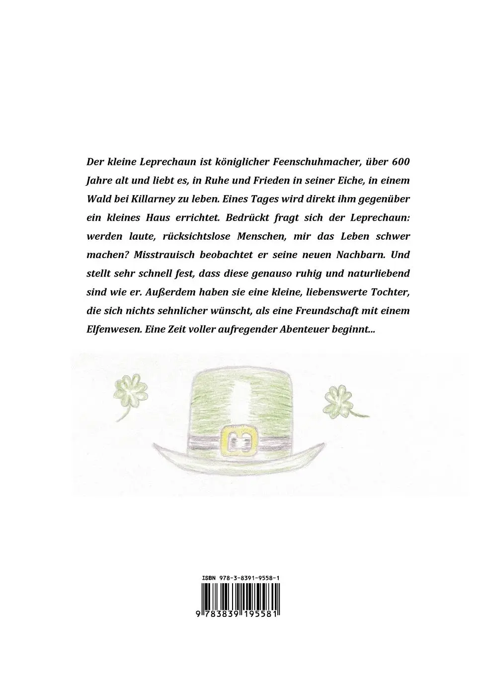 Rückseite: 9783839195581 | Der kleine Leprechaun | Katja Behnsen | Taschenbuch | 32 S. | Deutsch