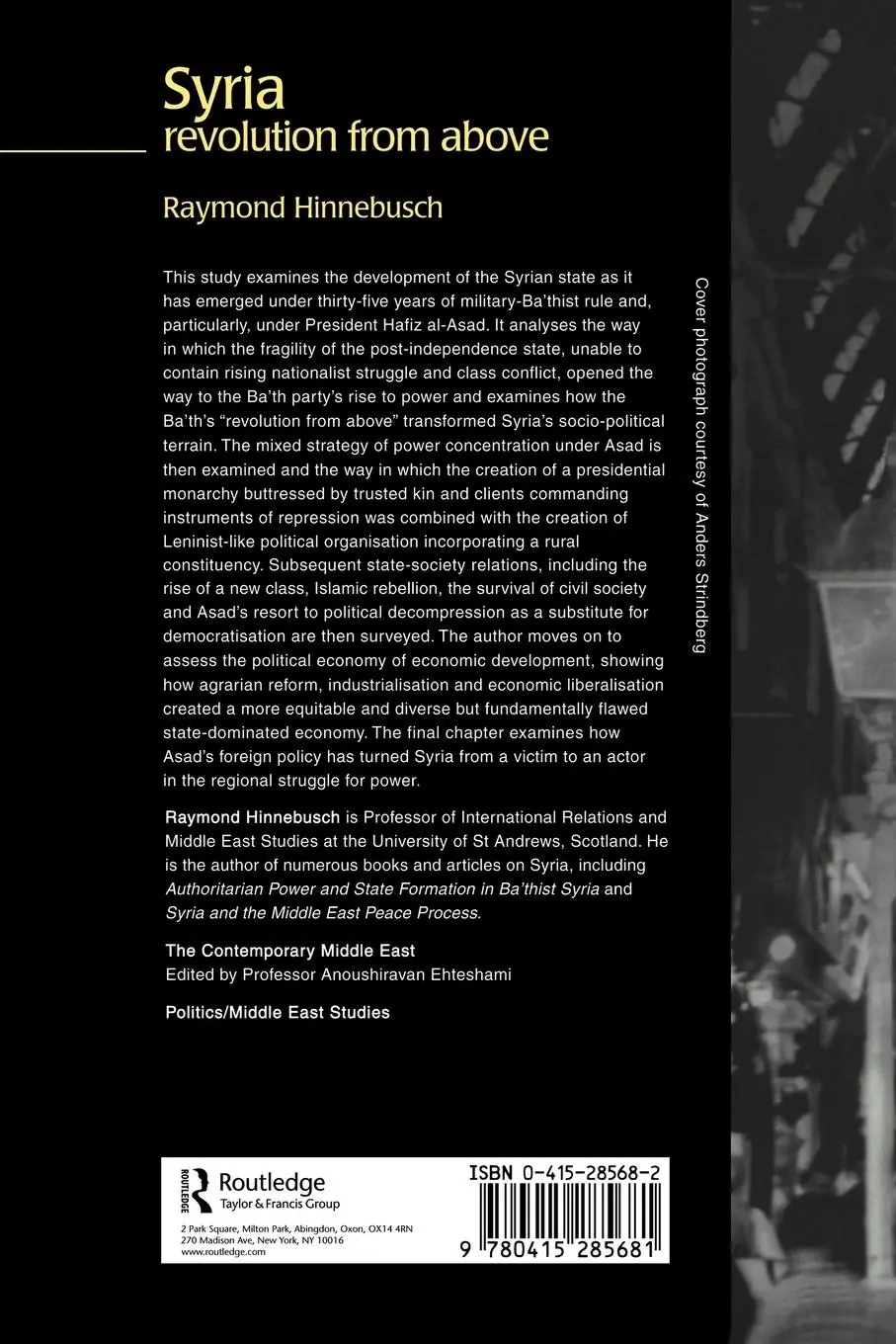Rückseite: 9780415285681 | Syria | Revolution from Above | Raymond Hinnebusch | Taschenbuch