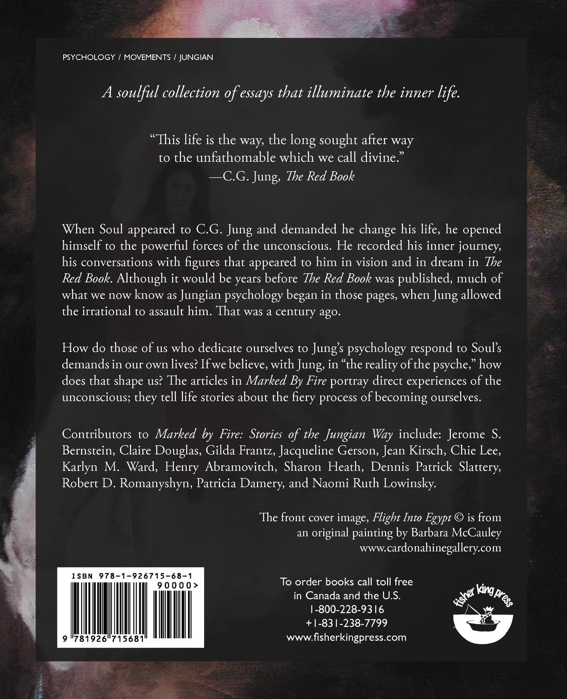 Rückseite: 9781926715681 | Marked by Fire | Stories of the Jungian Way | Patricia Damery (u. a.)