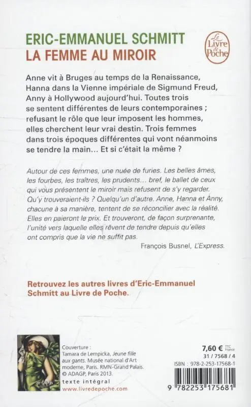 Rückseite: 9782253175681 | La femme au miroir | Eric-Emmanuel Schmitt | Taschenbuch | 475 S.