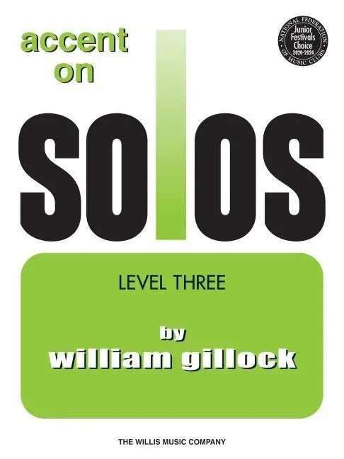 Cover: 9781423475781 | Accent on Solos Book 3 | William Gillock | Taschenbuch | Buch | 2006