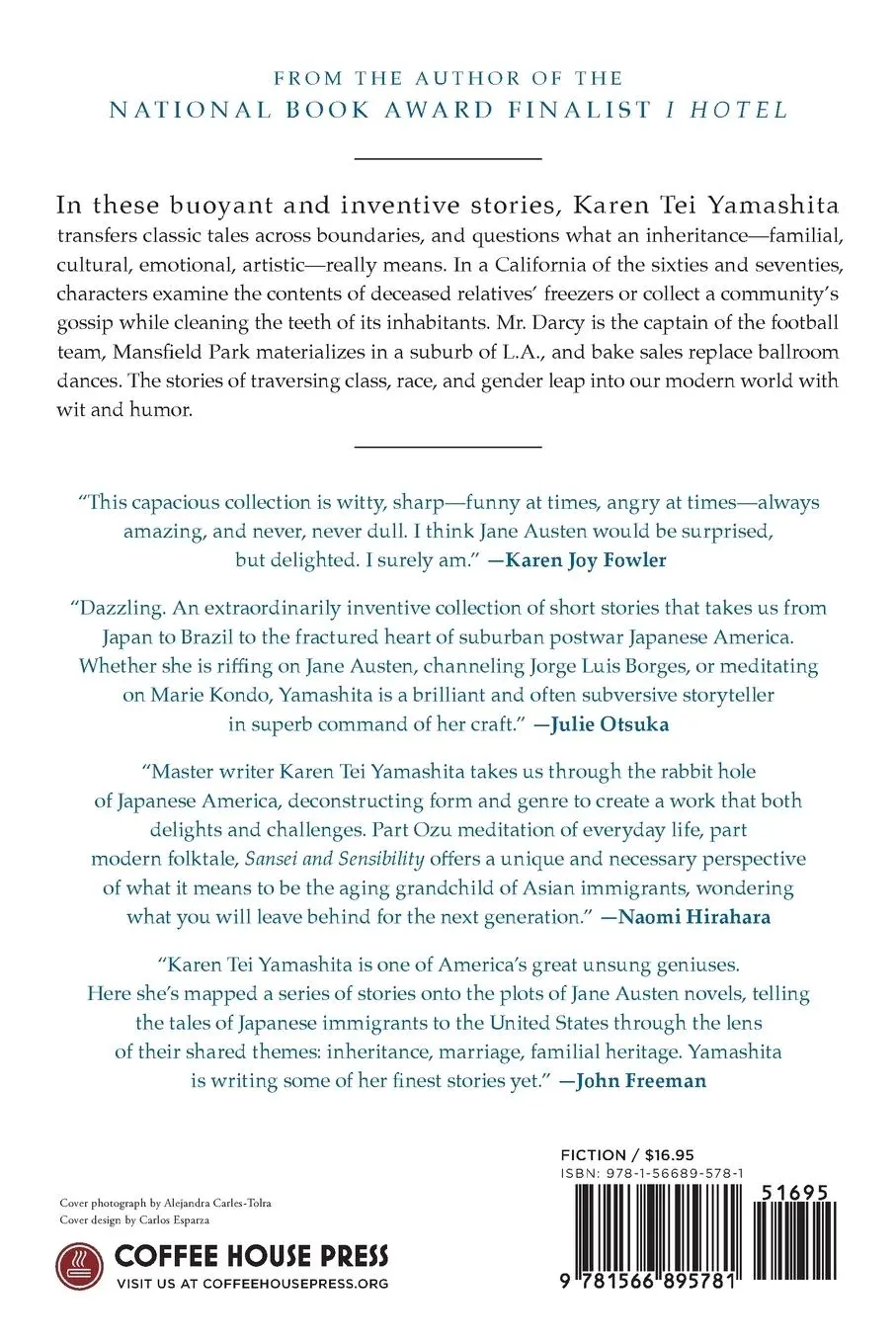 Rückseite: 9781566895781 | Sansei and Sensibility | Karen Tei Yamashita | Taschenbuch | Englisch