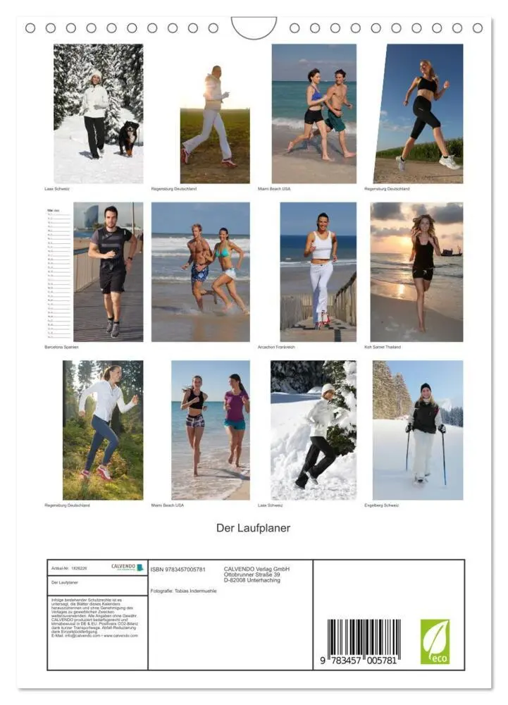Bild: 9783457005781 | Der Laufplaner (Wandkalender 2025 DIN A4 hoch), CALVENDO...