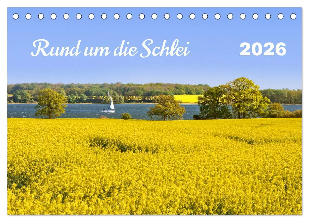 Cover: 9783457315781 | Rund um die Schlei (Tischkalender 2026 DIN A5 quer), CALVENDO...
