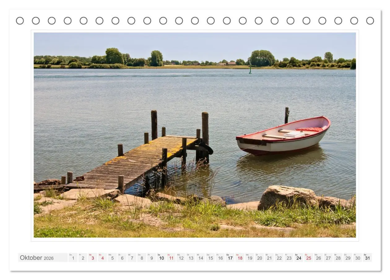 Bild: 9783457315781 | Rund um die Schlei (Tischkalender 2026 DIN A5 quer), CALVENDO...