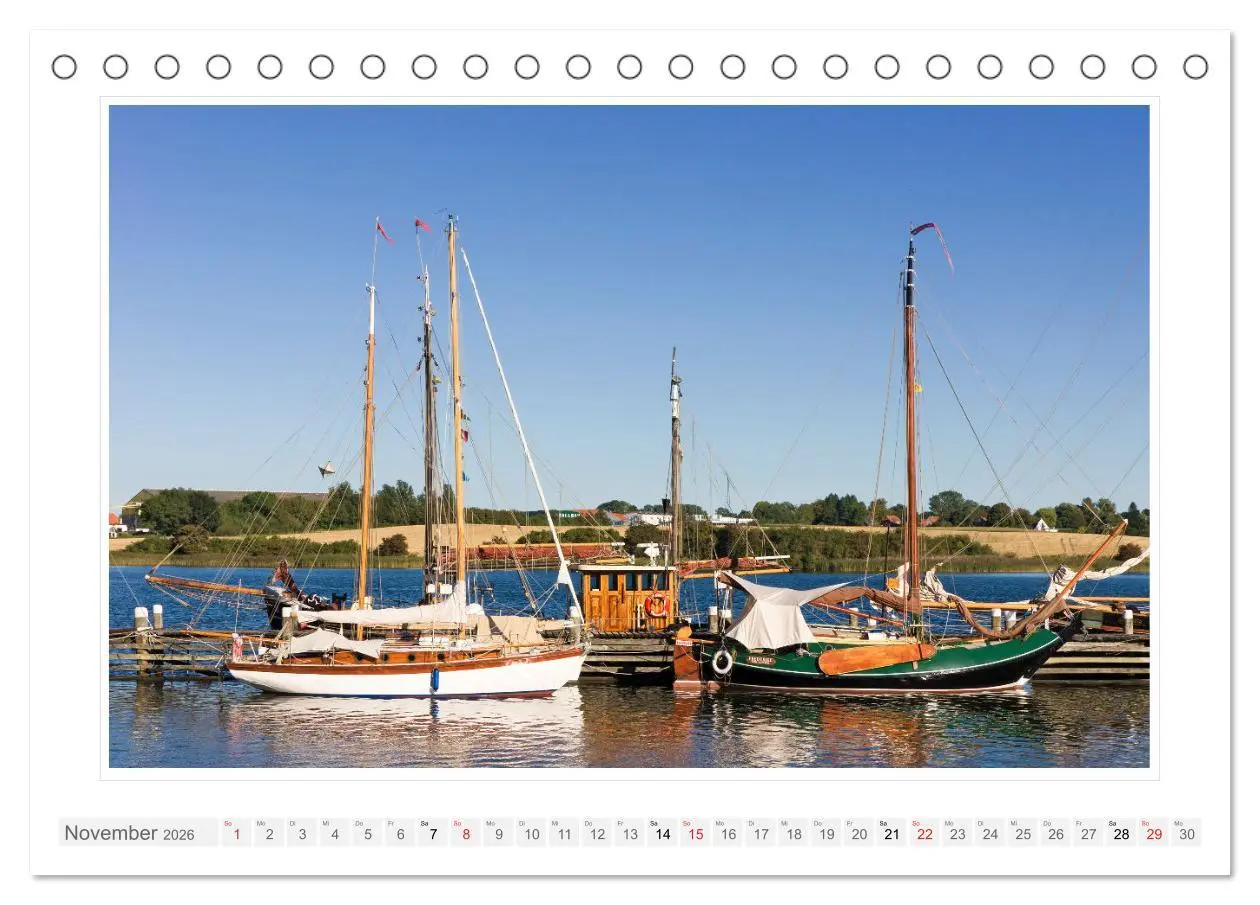 Bild: 9783457315781 | Rund um die Schlei (Tischkalender 2026 DIN A5 quer), CALVENDO...
