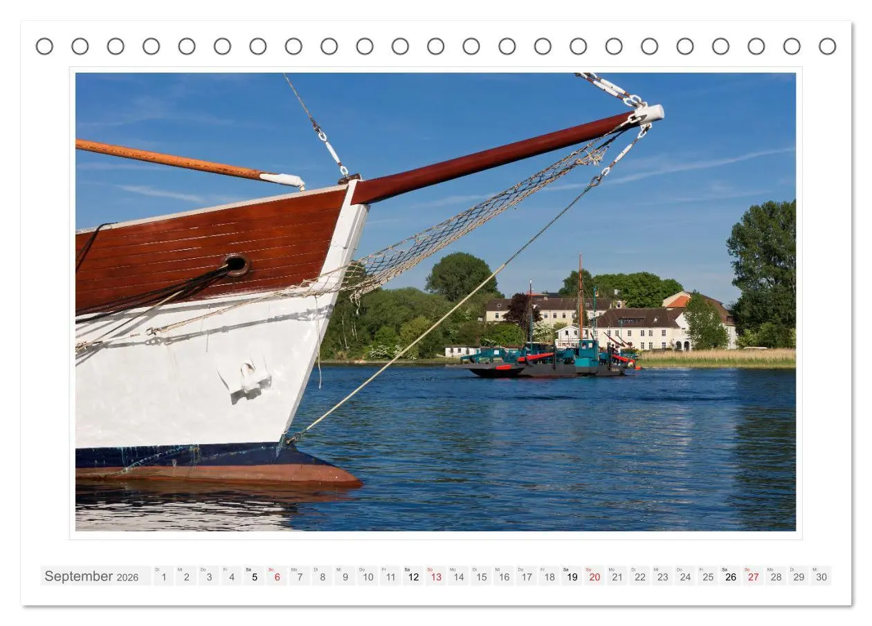 Bild: 9783457315781 | Rund um die Schlei (Tischkalender 2026 DIN A5 quer), CALVENDO...