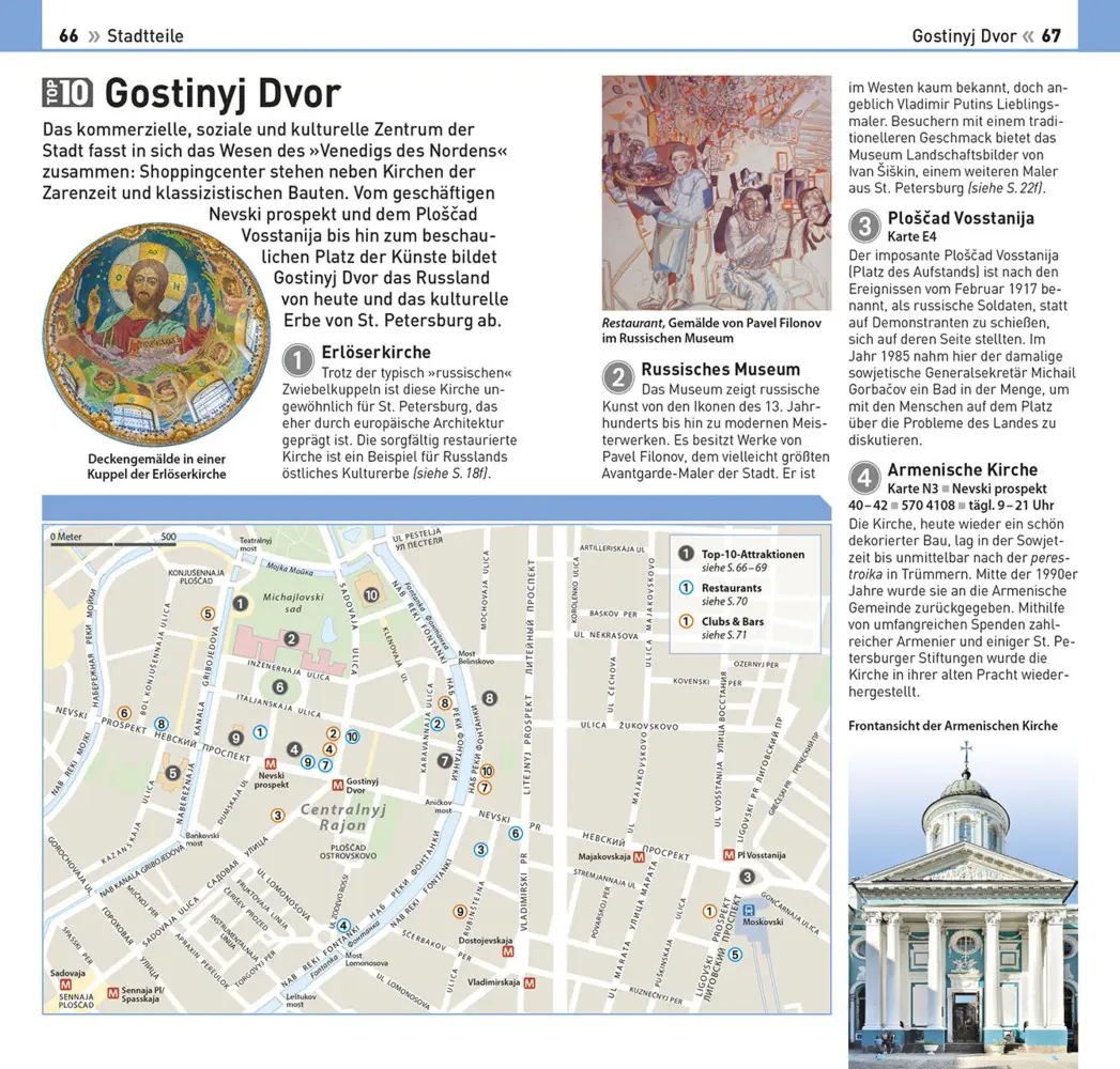 Bild: 9783734205781 | Top 10 Reiseführer St. Petersburg, m. 1 Karte, m. 1 Beilage | Buch