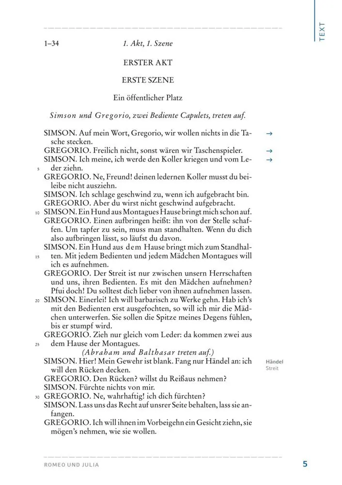 Bild: 9783804425781 | Romeo und Julia von William Shakespeare (Textausgabe) | Buch | Deutsch
