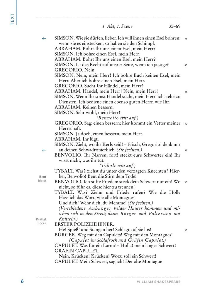 Bild: 9783804425781 | Romeo und Julia von William Shakespeare (Textausgabe) | Buch | Deutsch