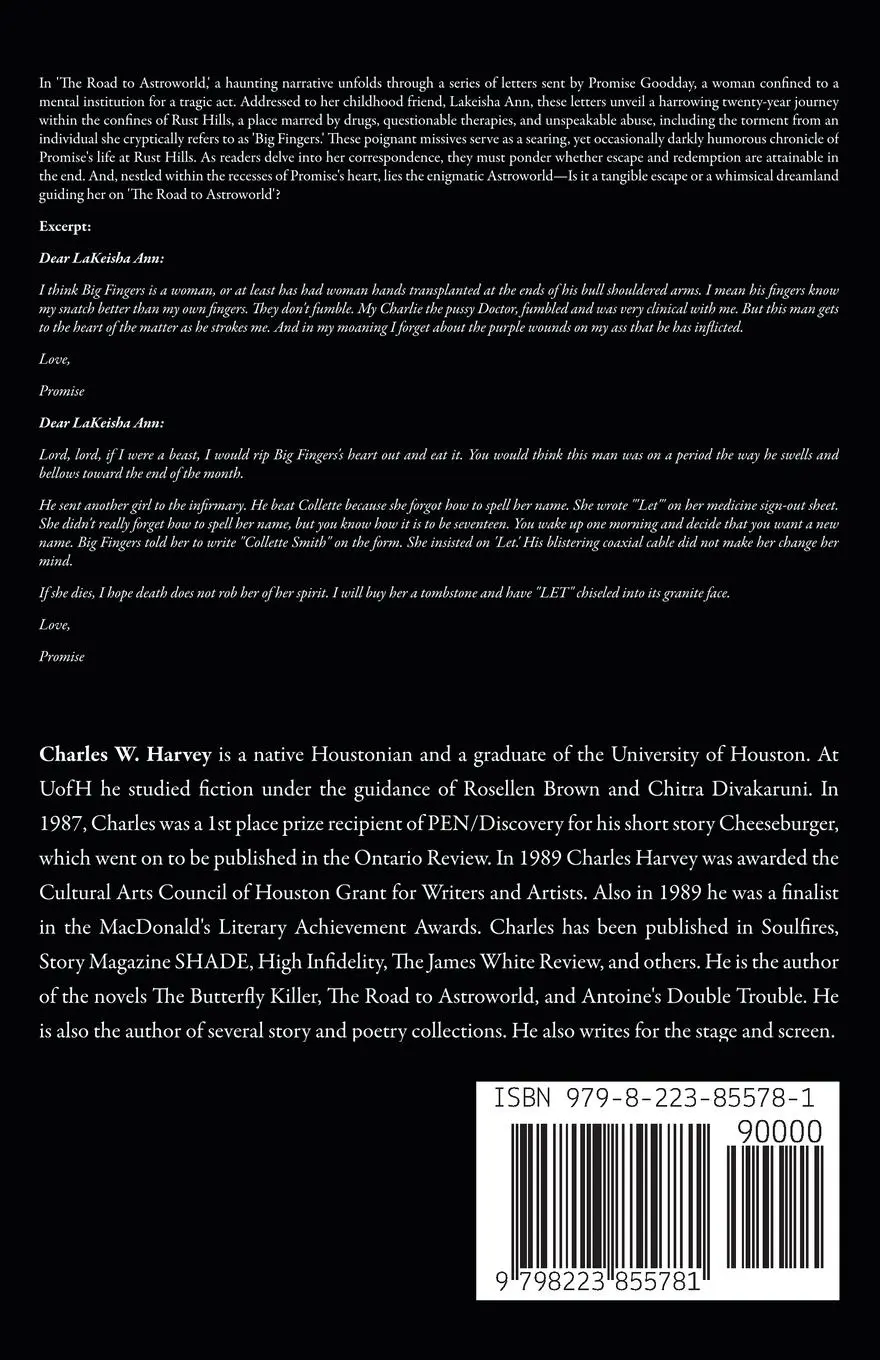 Rückseite: 9798223855781 | Promise's Letters From the Road to Astroworld | Charles Harvey | Buch