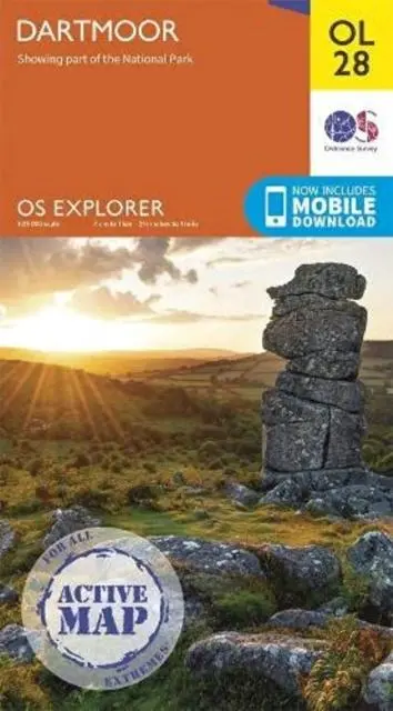 Cover: 9780319475881 | Dartmoor | (Land-)Karte | Karte/Landkarte | Englisch | 2021