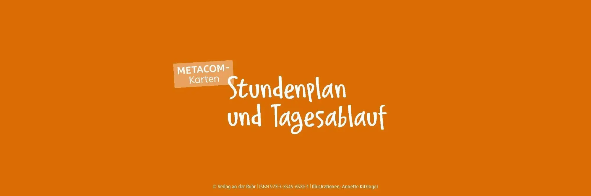 Bild: 9783834665881 | METACOM-Karten: Stundenplan und Tagesablauf | Annette Kitzinger | Box