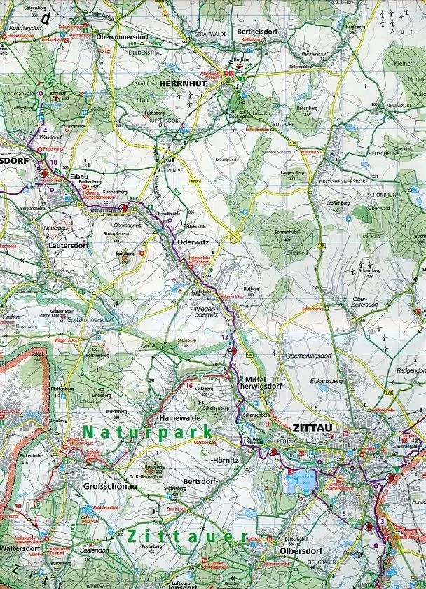 Bild: 9783850265881 | Oberlausitz - Zittauer Gebirge 1 : 70 000 | Fahrradkarte. GPS-genau