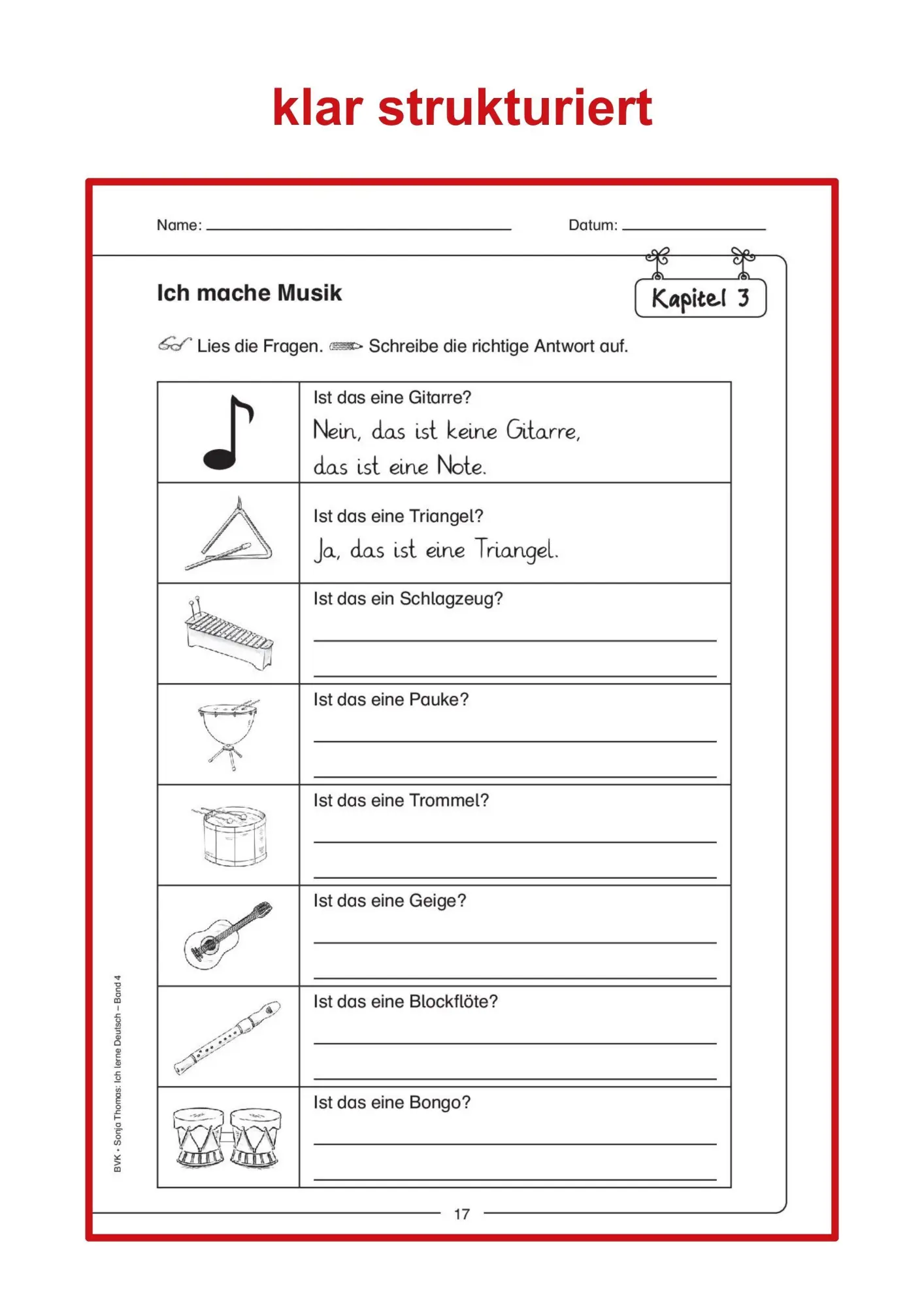 Bild: 9783867405881 | Ich lerne Deutsch Band 4 | Sonja Thomas | Broschüre | 44 S. | Deutsch