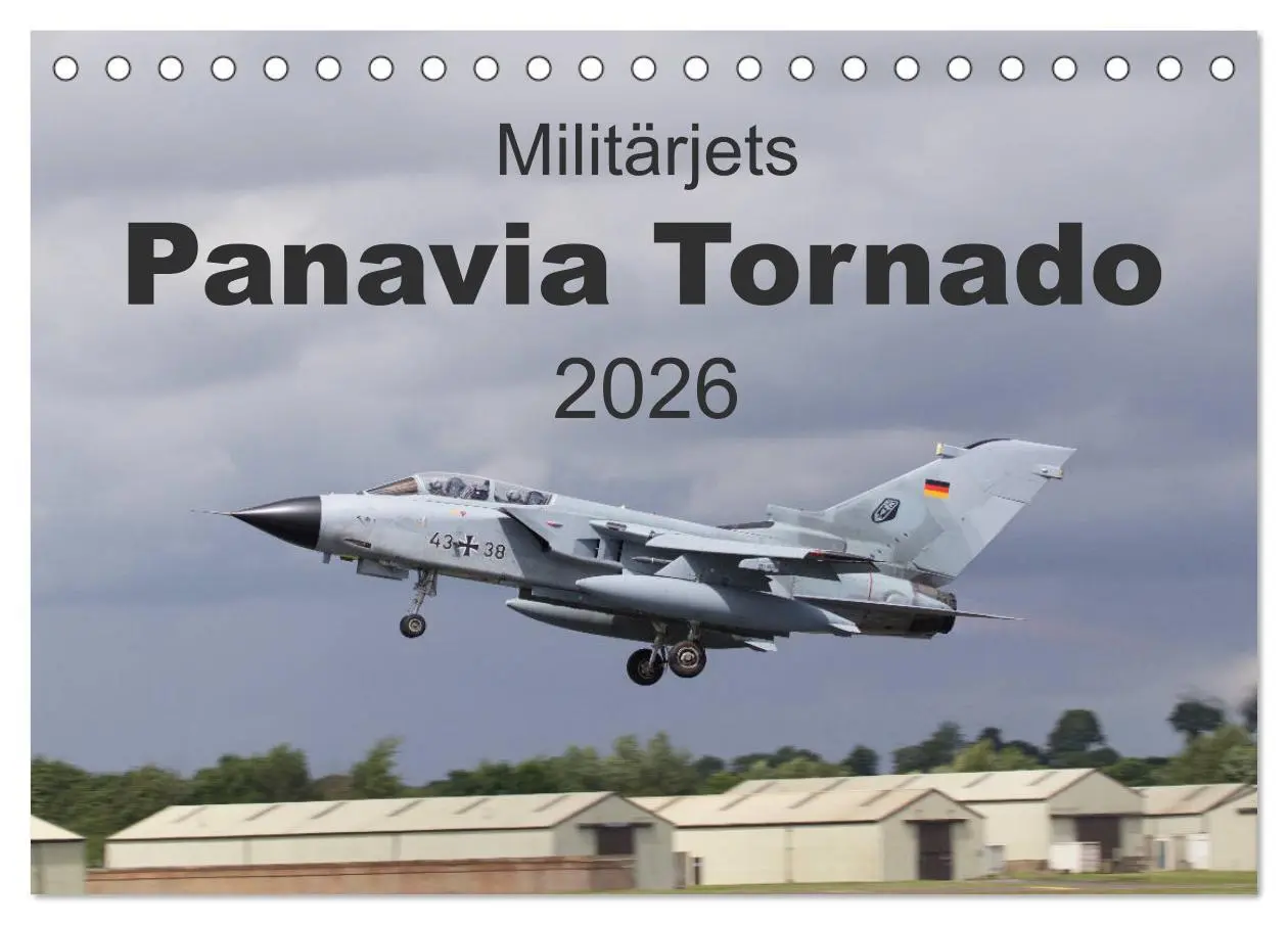Cover: 9783457845981 | Militärjets Panavia Tornado (Tischkalender 2026 DIN A5 quer),...