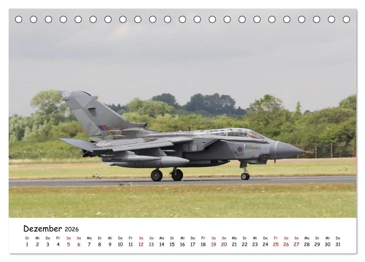 Bild: 9783457845981 | Militärjets Panavia Tornado (Tischkalender 2026 DIN A5 quer),...