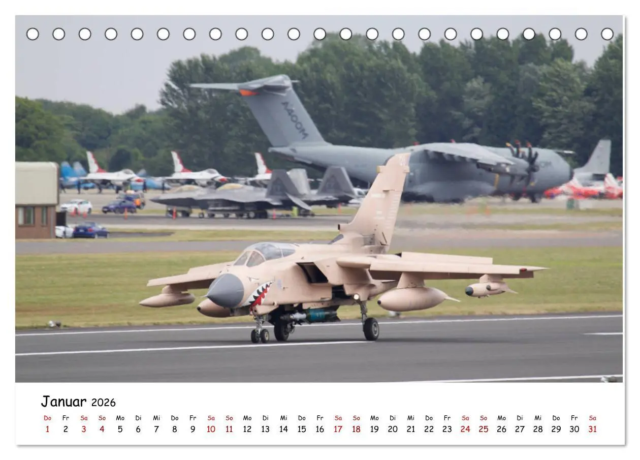 Bild: 9783457845981 | Militärjets Panavia Tornado (Tischkalender 2026 DIN A5 quer),...