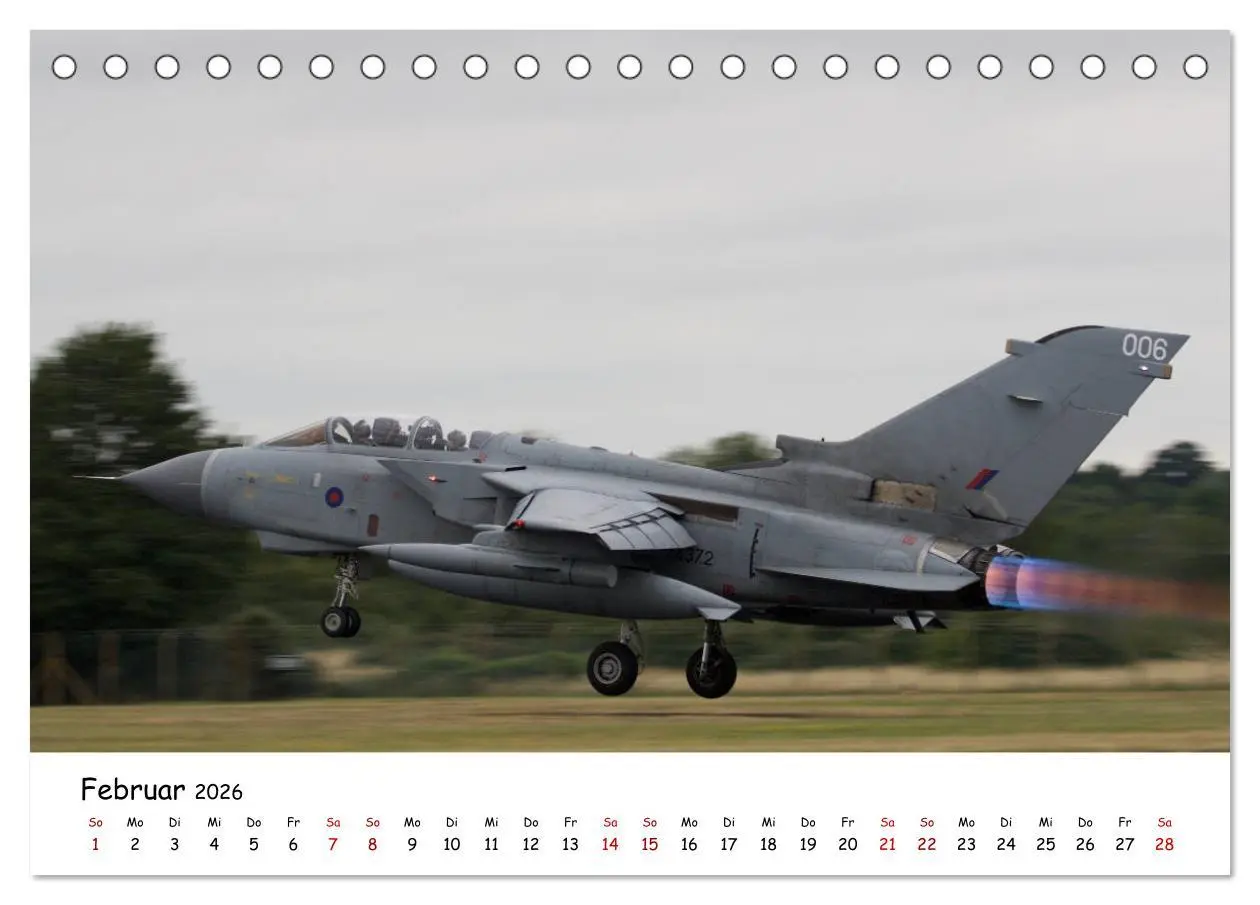 Bild: 9783457845981 | Militärjets Panavia Tornado (Tischkalender 2026 DIN A5 quer),...