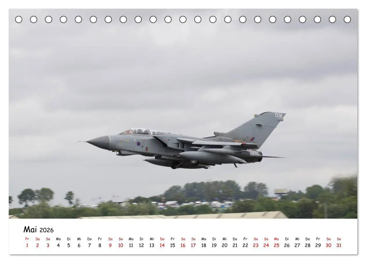 Bild: 9783457845981 | Militärjets Panavia Tornado (Tischkalender 2026 DIN A5 quer),...