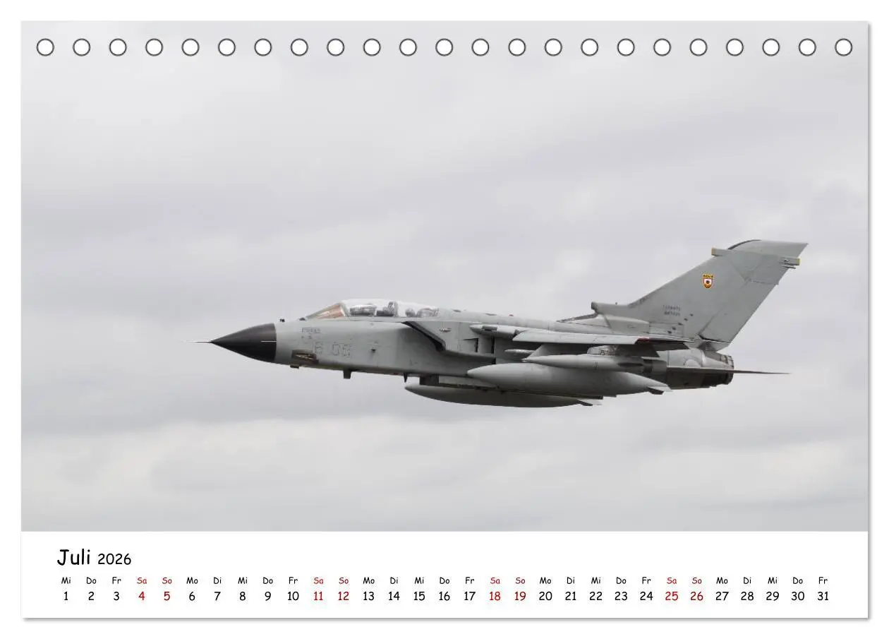 Bild: 9783457845981 | Militärjets Panavia Tornado (Tischkalender 2026 DIN A5 quer),...