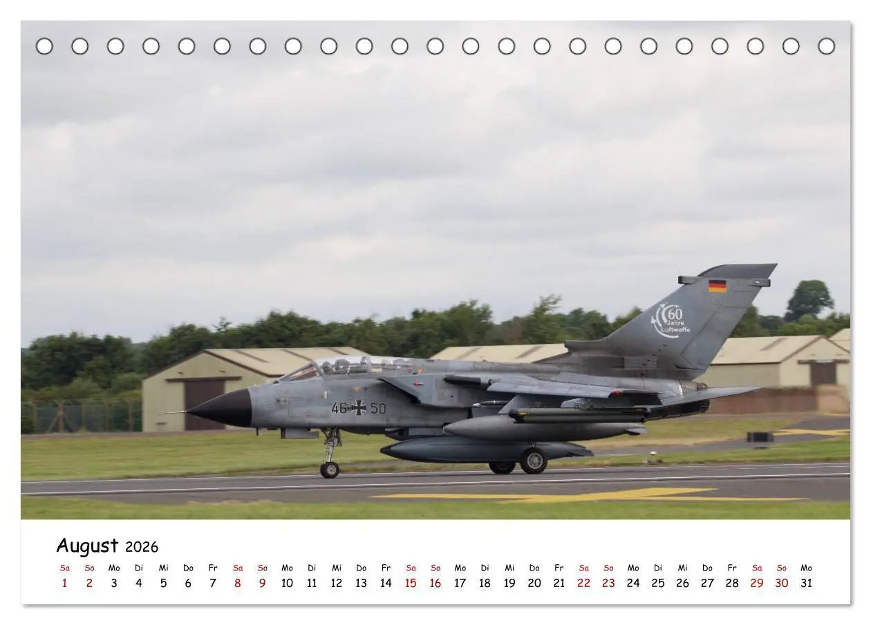 Bild: 9783457845981 | Militärjets Panavia Tornado (Tischkalender 2026 DIN A5 quer),...