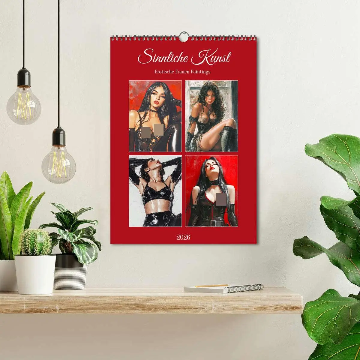 Bild: 9783516245981 | Sinnliche Kunst. Erotische Frauen Paintings (Wandkalender 2026 DIN...