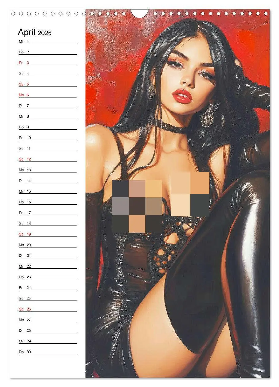 Bild: 9783516245981 | Sinnliche Kunst. Erotische Frauen Paintings (Wandkalender 2026 DIN...