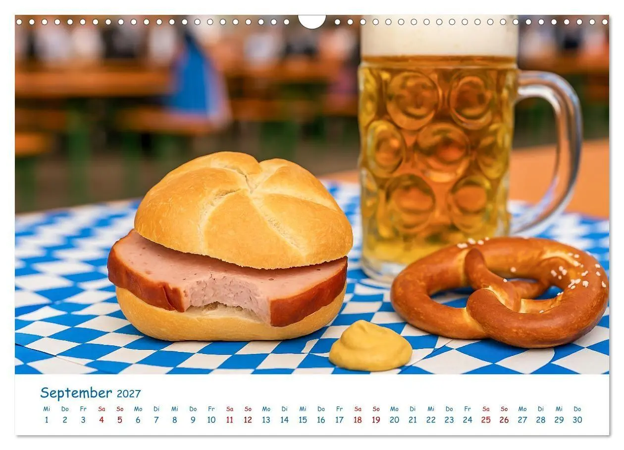 Bild: 9783516865981 | Leberkäse-Kalender - Die Leberkässemmel aus Bayern (Wandkalender...