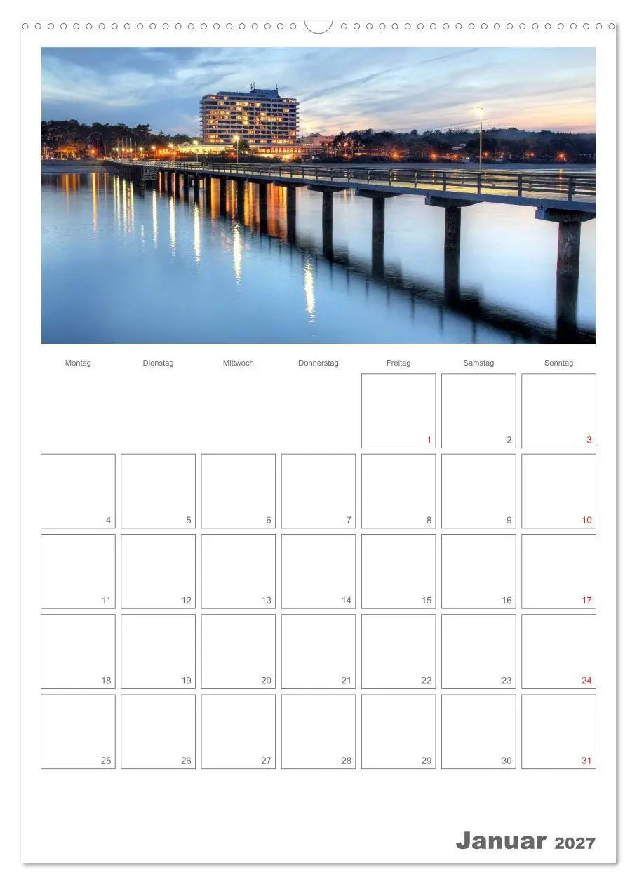 Bild: 9783569955981 | Timmendorfer Strand (hochwertiger Premium Wandkalender 2027 DIN A2...