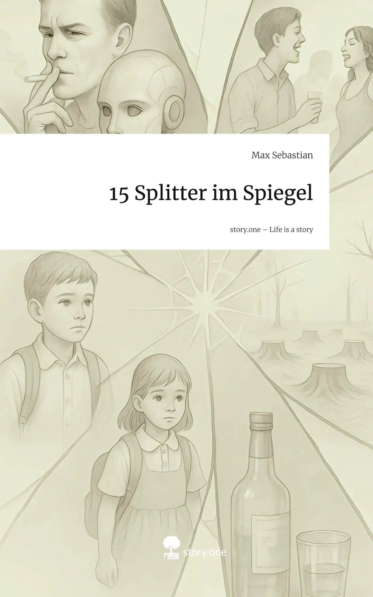Cover: 9783711585981 | 15 Splitter im Spiegel. Life is a Story - story.one | Max Sebastian