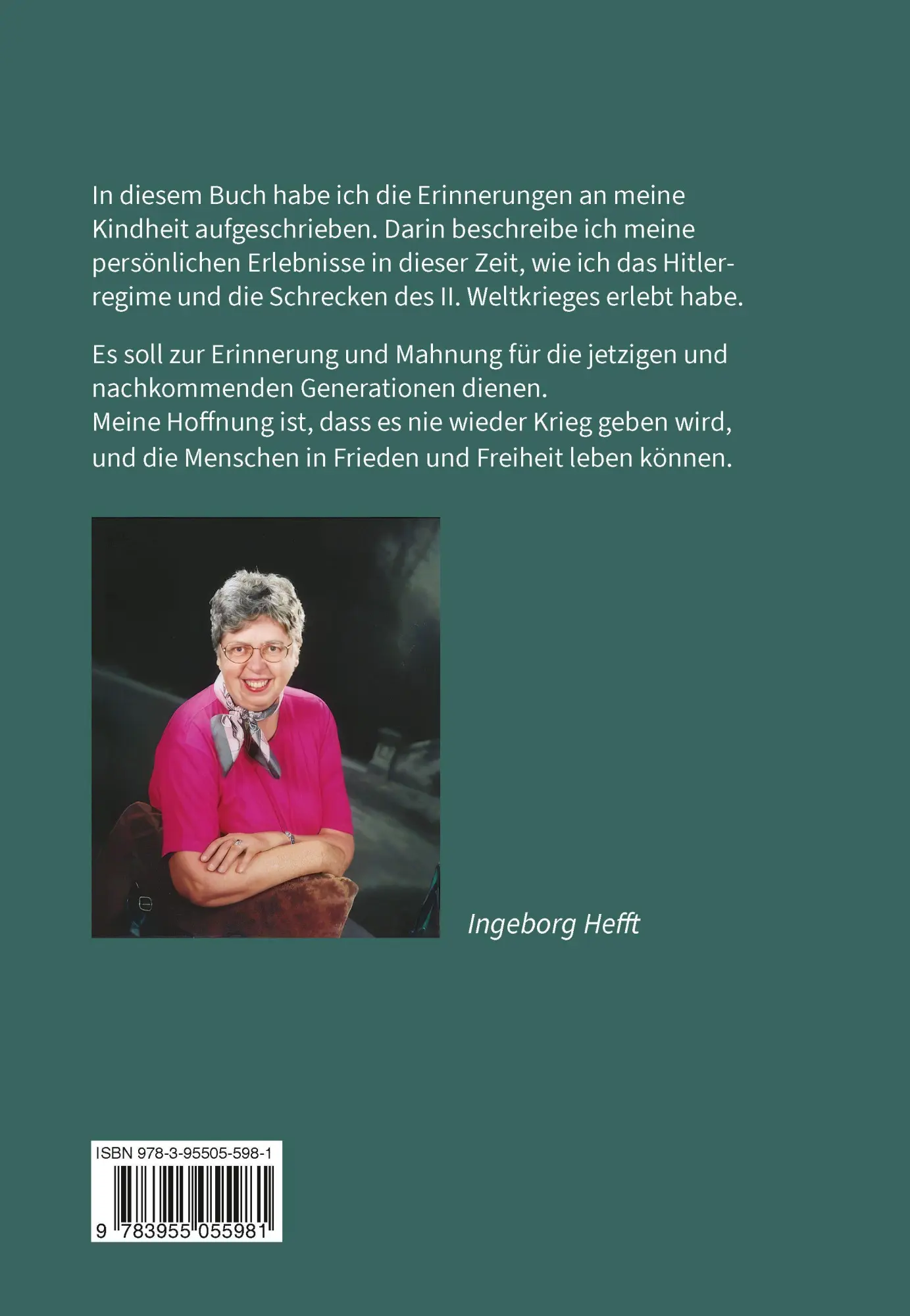 Rückseite: 9783955055981 | Kellerkinder | Erinnerungen einer Zeitzeugin des "Dritten Reiches"