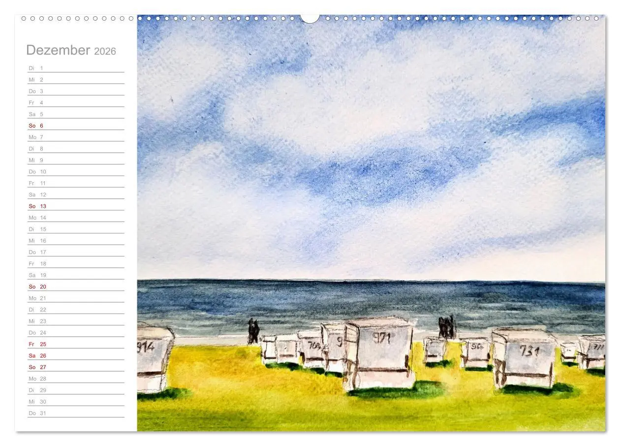 Bild: 9783457426081 | Büsum Aquarelle - Liebevolle Impressionen des beliebten Nordseebads...
