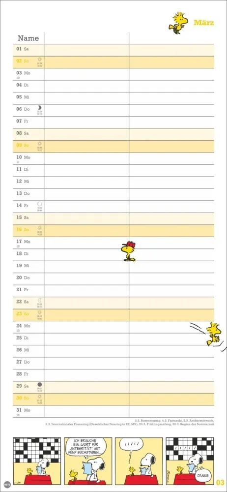Bild: 9783756406081 | Peanuts Planer Wir zwei 2025 | Kalender | Spiralbindung | Deutsch