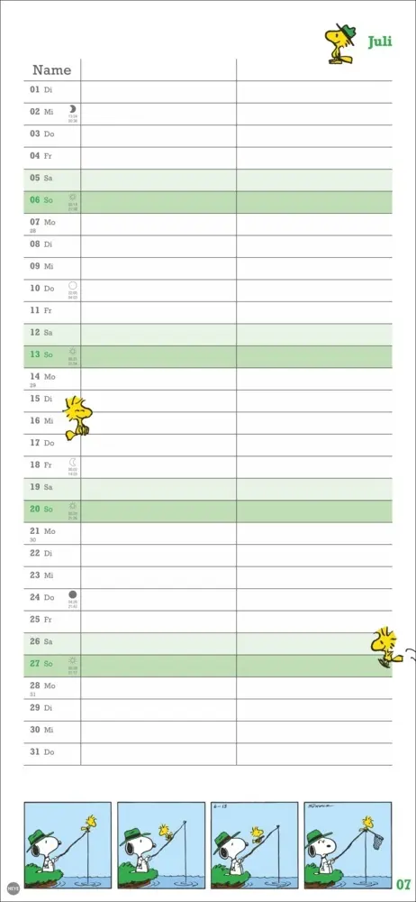 Bild: 9783756406081 | Peanuts Planer Wir zwei 2025 | Kalender | Spiralbindung | Deutsch