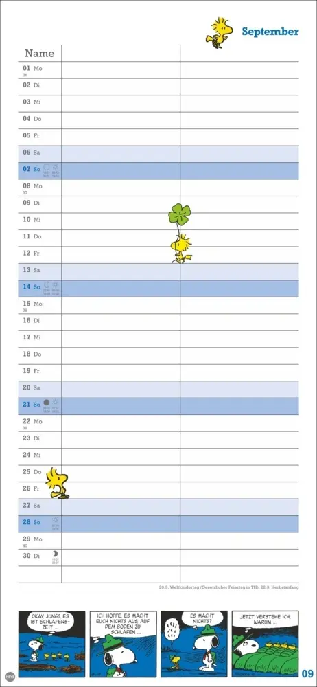 Bild: 9783756406081 | Peanuts Planer Wir zwei 2025 | Kalender | Spiralbindung | Deutsch