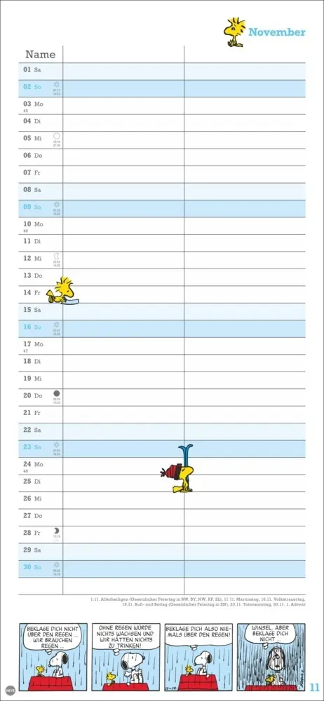 Bild: 9783756406081 | Peanuts Planer Wir zwei 2025 | Kalender | Spiralbindung | Deutsch