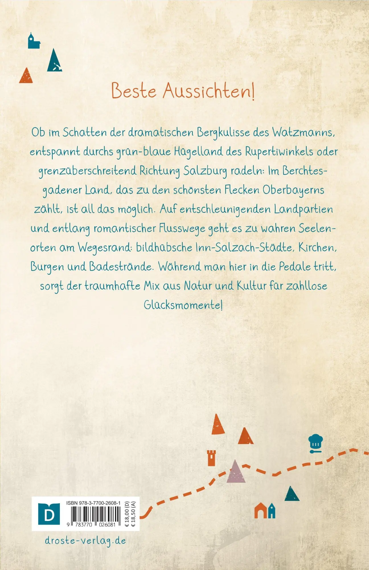 Rückseite: 9783770026081 | Berchtesgadener Land - Mit Rupertiwinkel. Radeln für die Seele | Buch