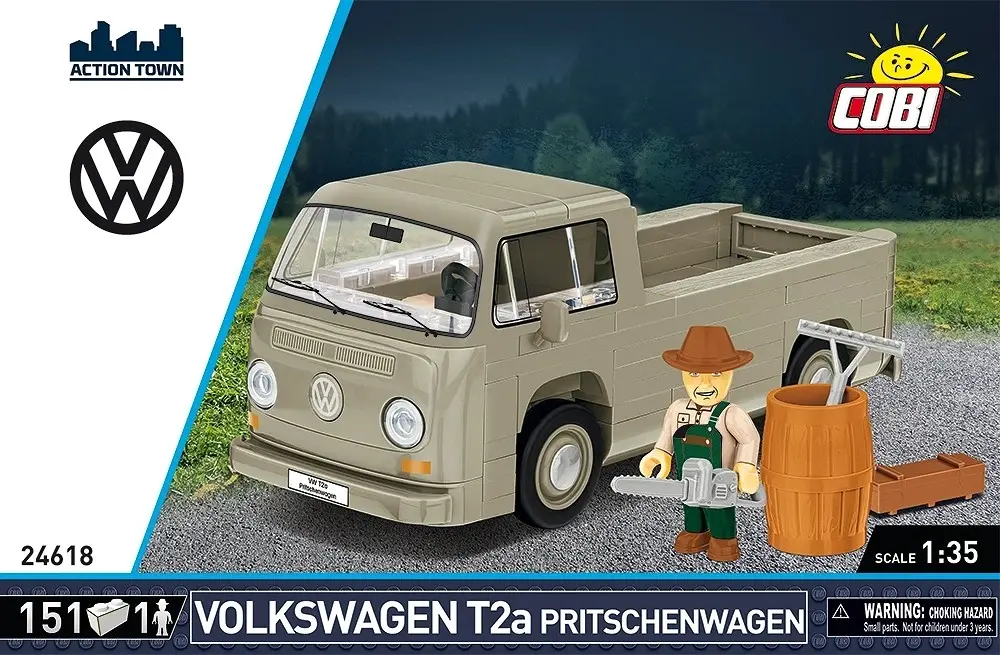 Cover: 5902251246181 | COBI 24618 - Volkswagen T2a Pritschenwagen, Bausatz 1:35, 151...