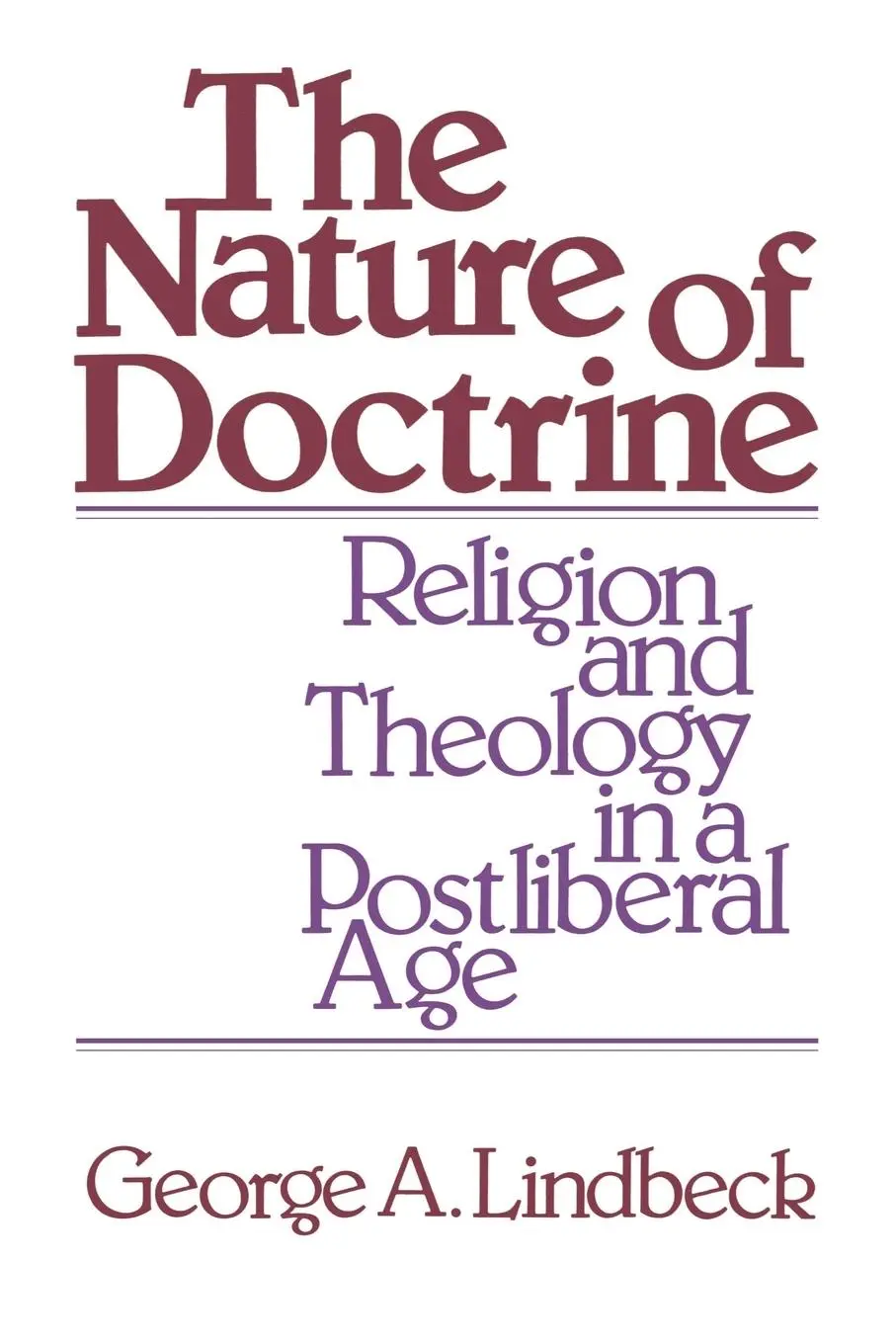 Cover: 9780664246181 | The Nature of Doctrine | Lindbeck | Taschenbuch | Englisch | 1984