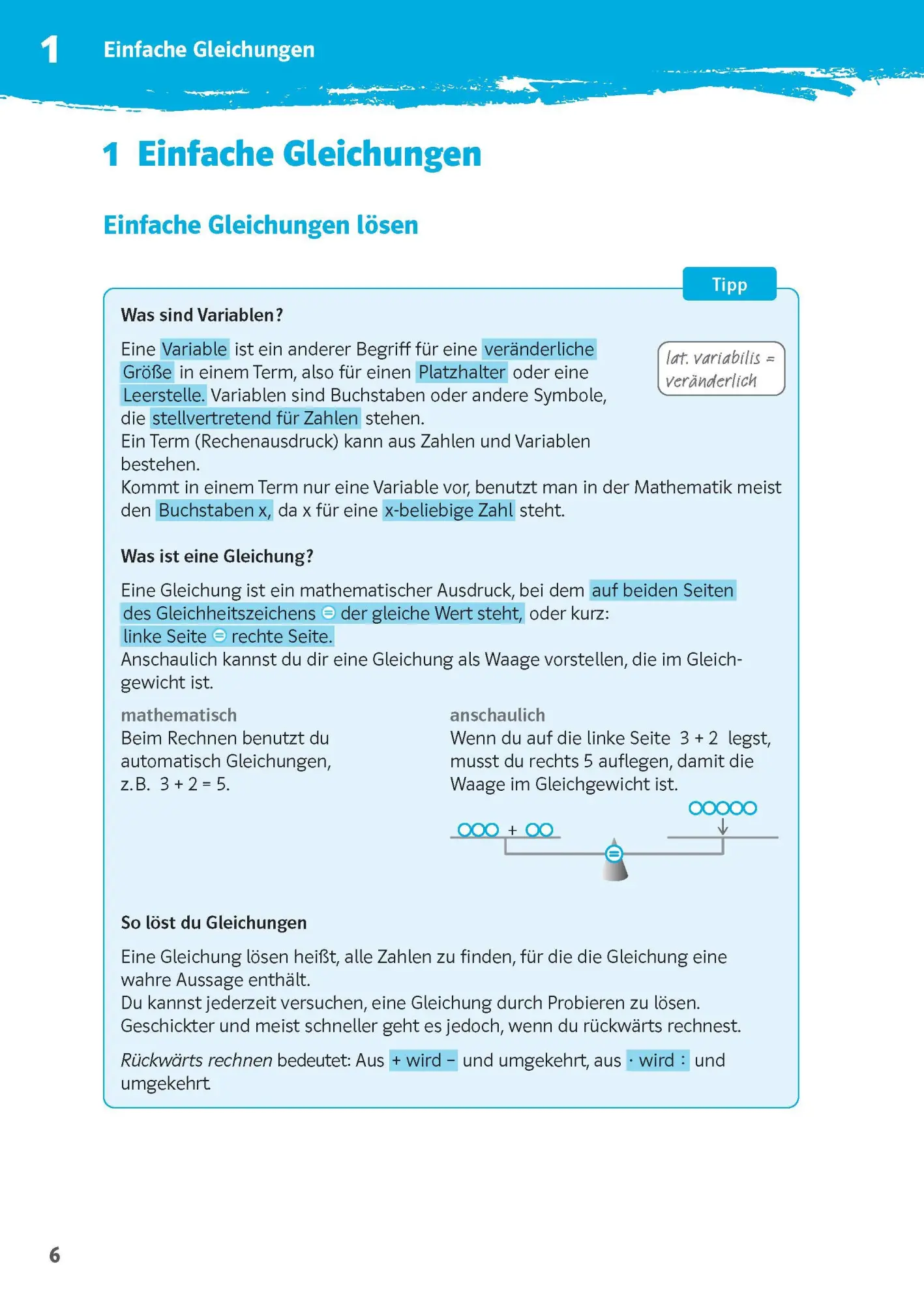 Bild: 9783129276181 | 10-Minuten-Training Mathematik Gleichungen lösen 7. - 10. Klasse
