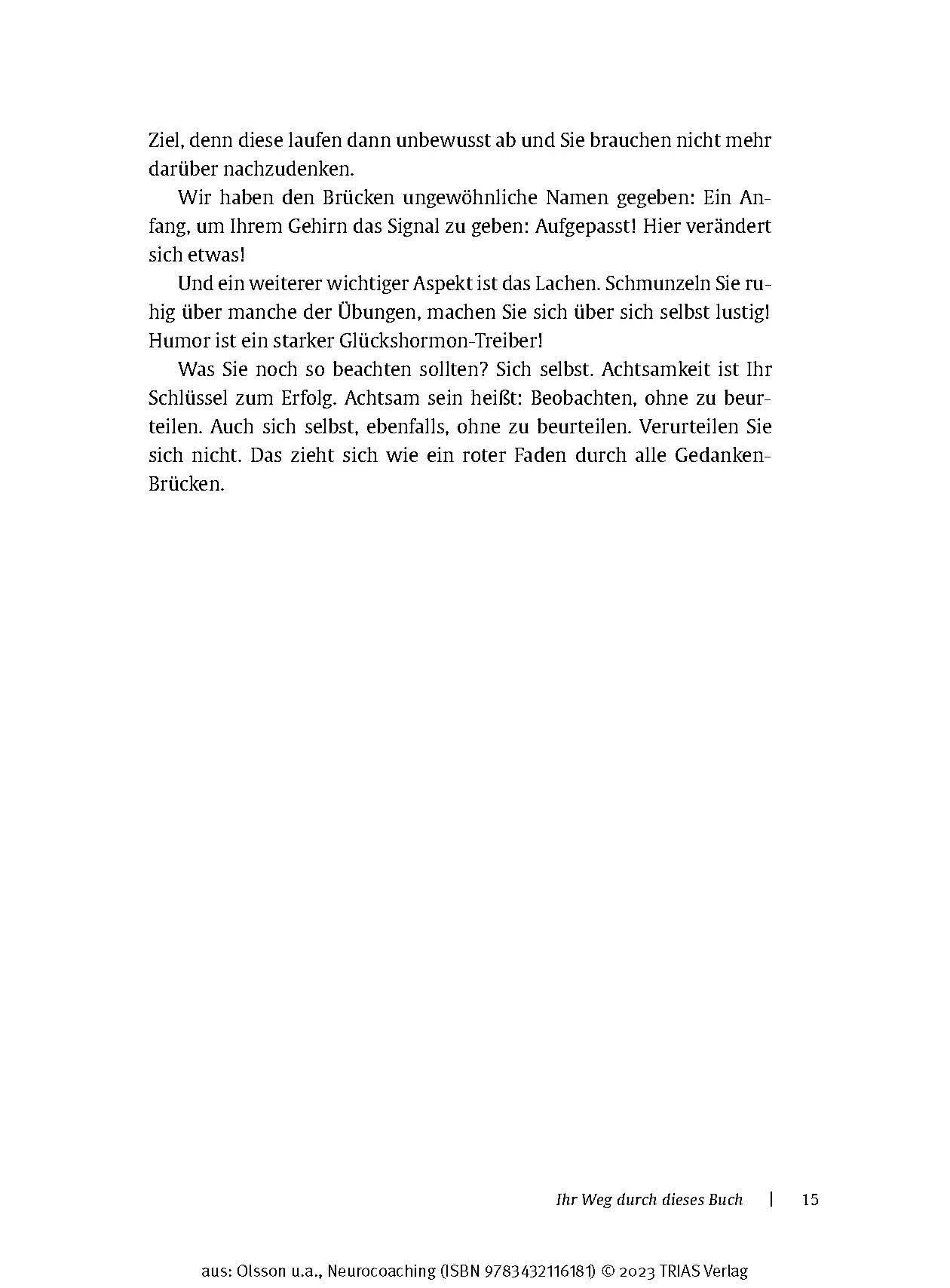 Bild: 9783432116181 | Neurocoaching - Wie der Körper den Schmerz vergisst | Olsson (u. a.)