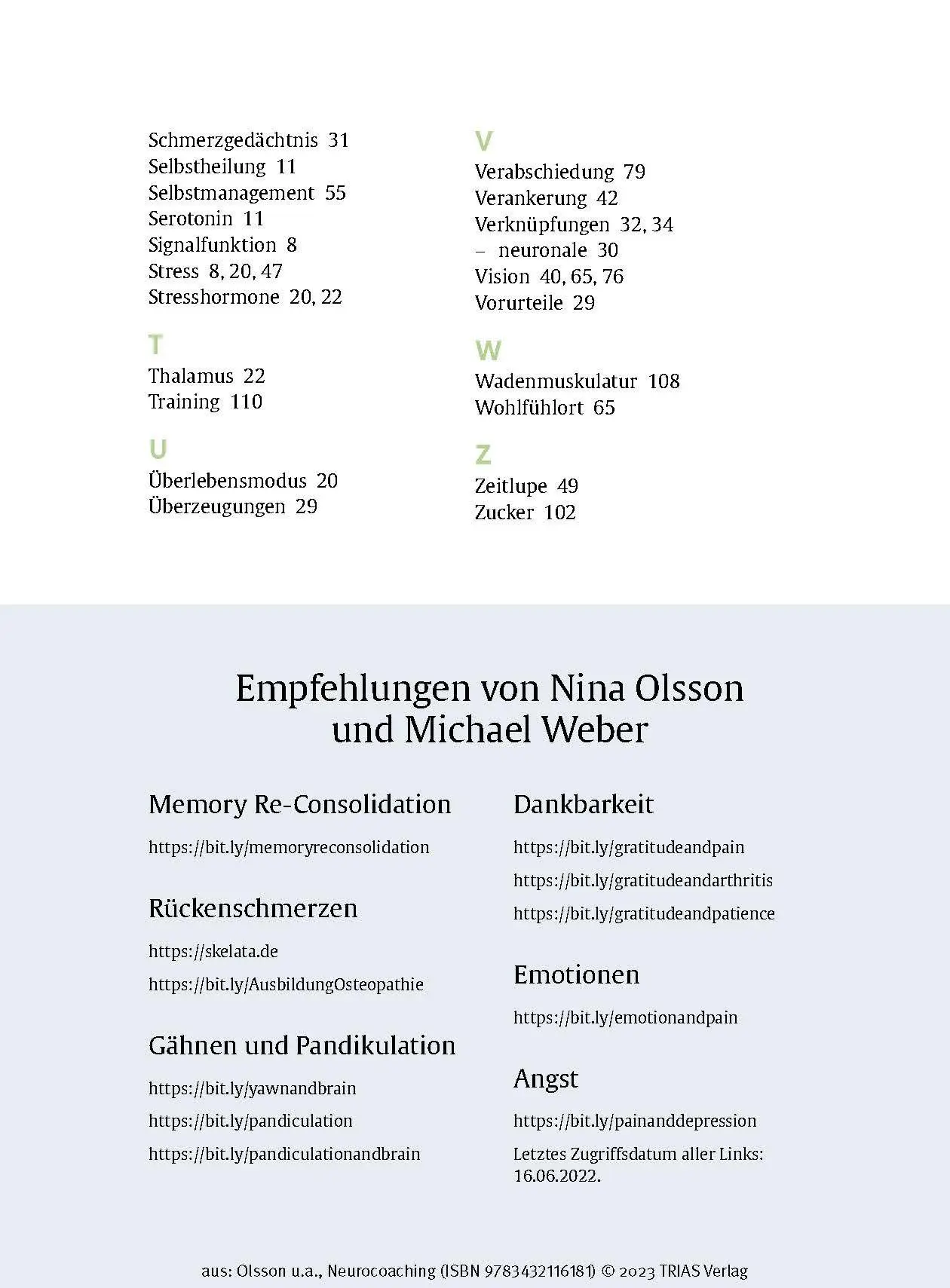 Bild: 9783432116181 | Neurocoaching - Wie der Körper den Schmerz vergisst | Olsson (u. a.)